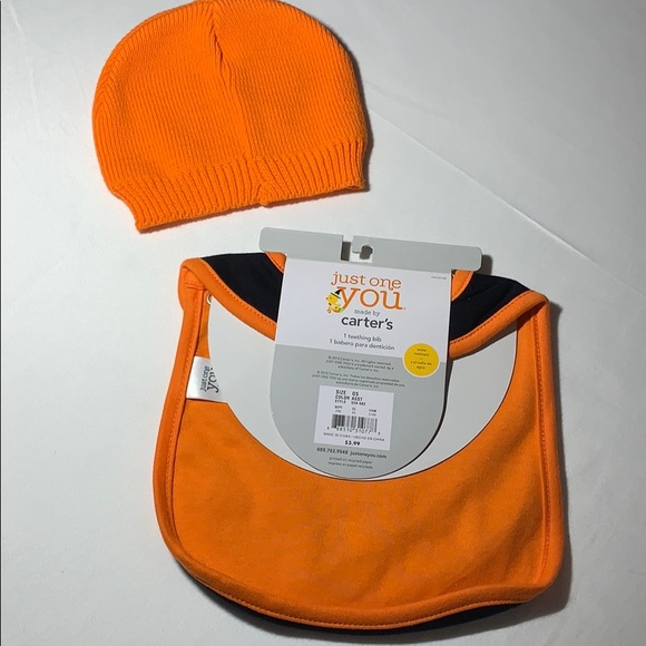 Baby’s Halloween Hat and Bib Set - Picture 2 of 2